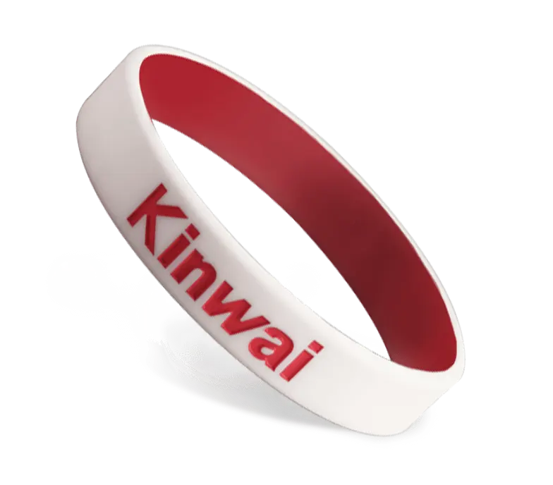 Custom Color Coat Silicone Wristbands