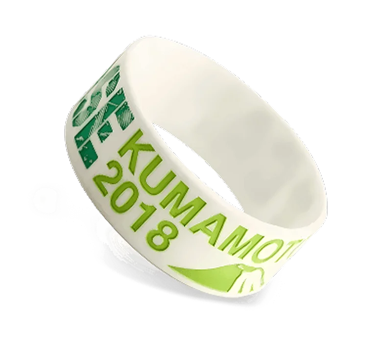 Custom Ink Injected Silicone Wristbands