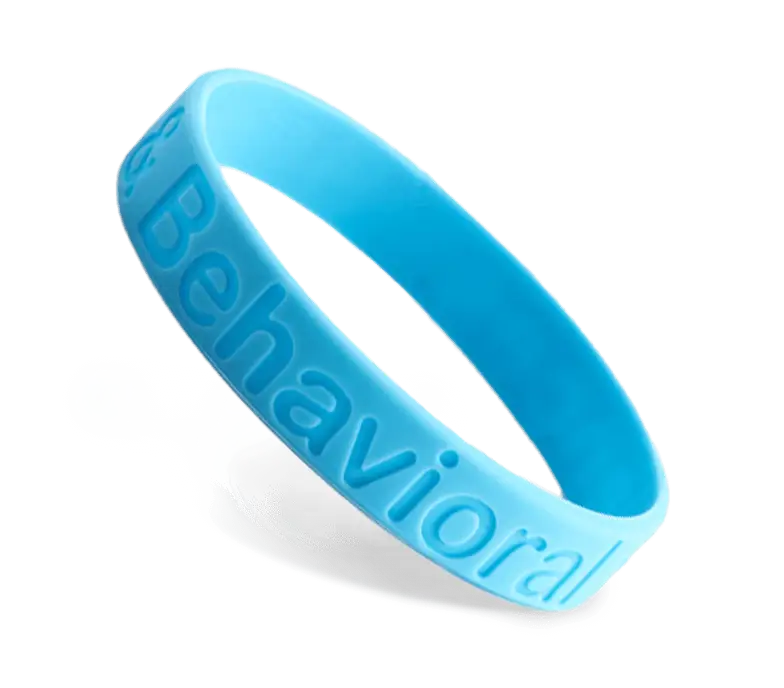 Debossed Silicone Wristbands