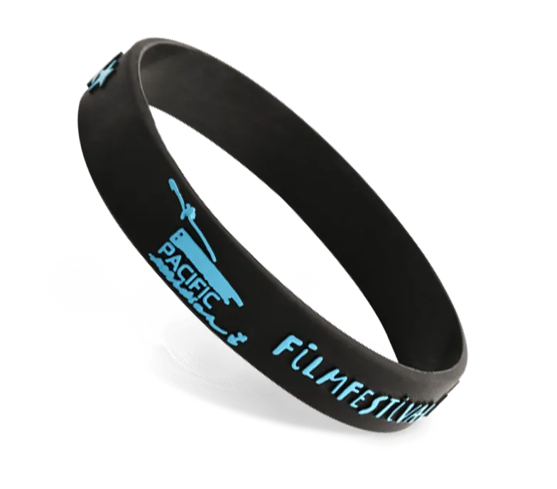  Embossed Printed Silicone Wristbands