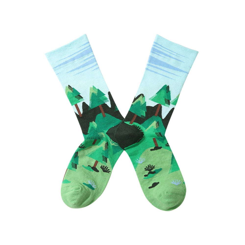 Casual Heat Transfer Custom Crew Socks Casual Heat Transfer Custom Crew Socks