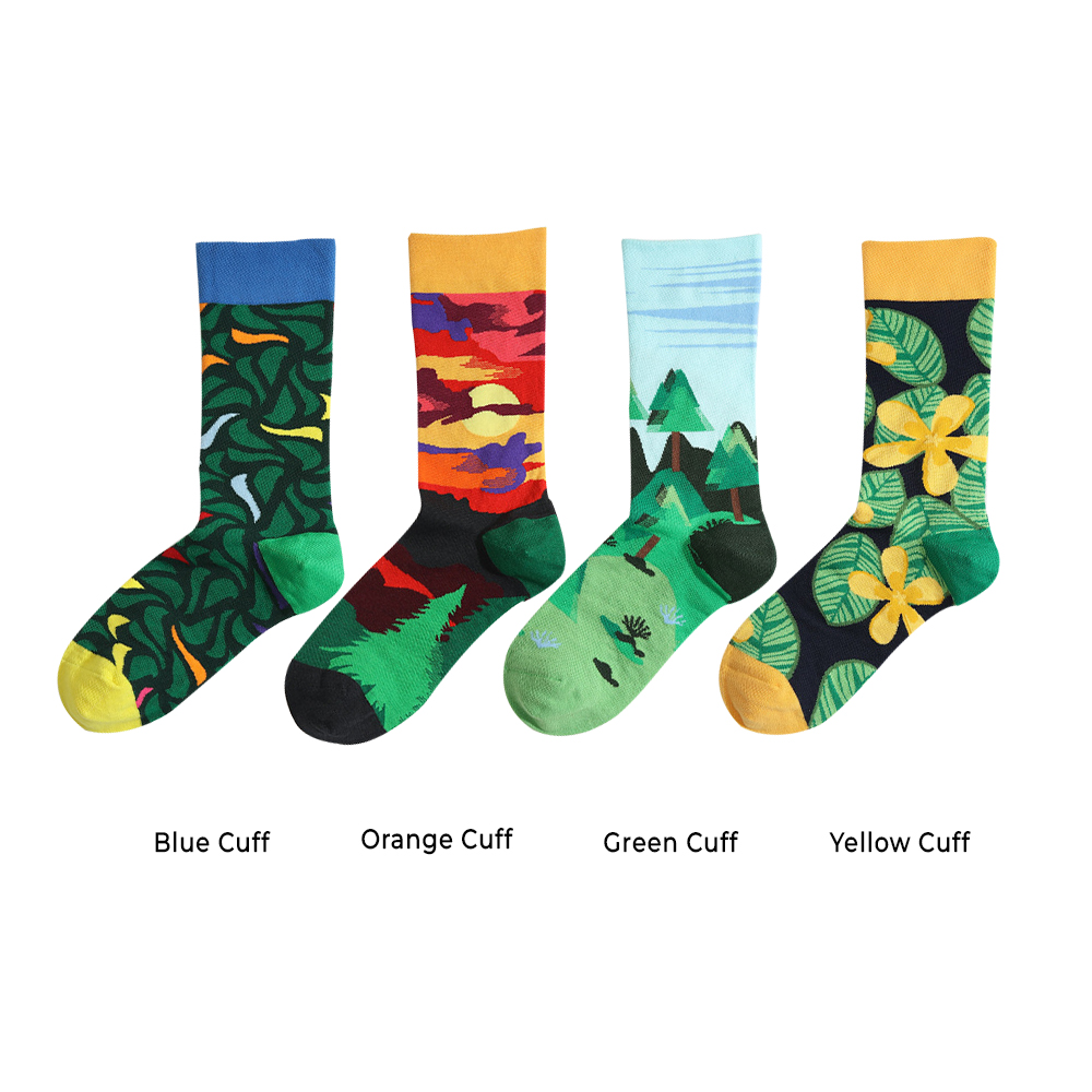 Casual Heat Transfer Custom Crew Socks Casual Heat Transfer Custom Crew Socks