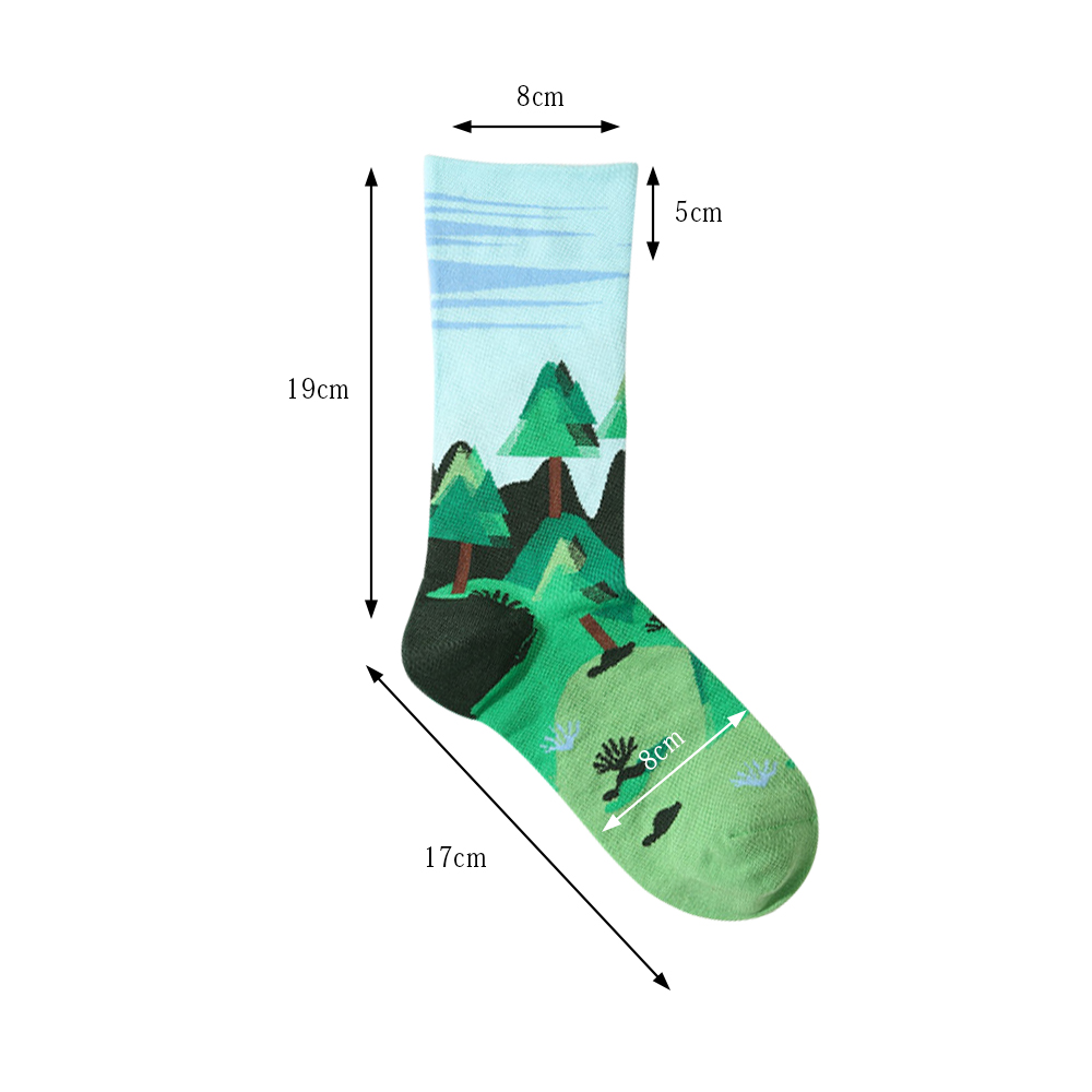 Casual Heat Transfer Custom Crew Socks Casual Heat Transfer Custom Crew Socks