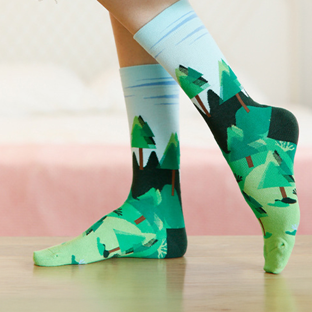 Casual Heat Transfer Custom Crew Socks Casual Heat Transfer Custom Crew Socks