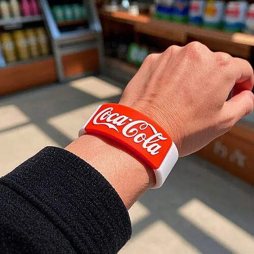Custom Coca-Cola Wristbands