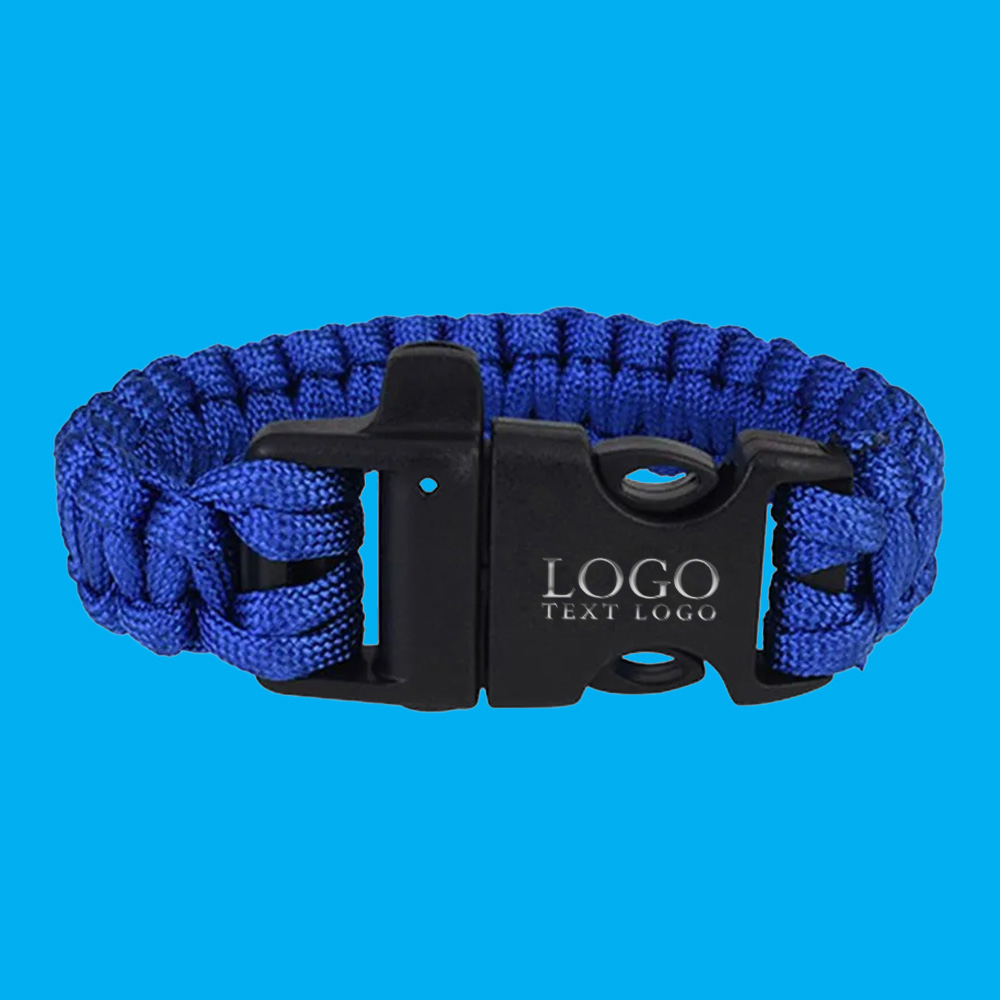 Survival Paracord Bracelet with Whistle-1