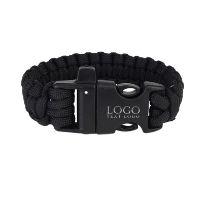 Survival Paracord Bracelet with Whistle