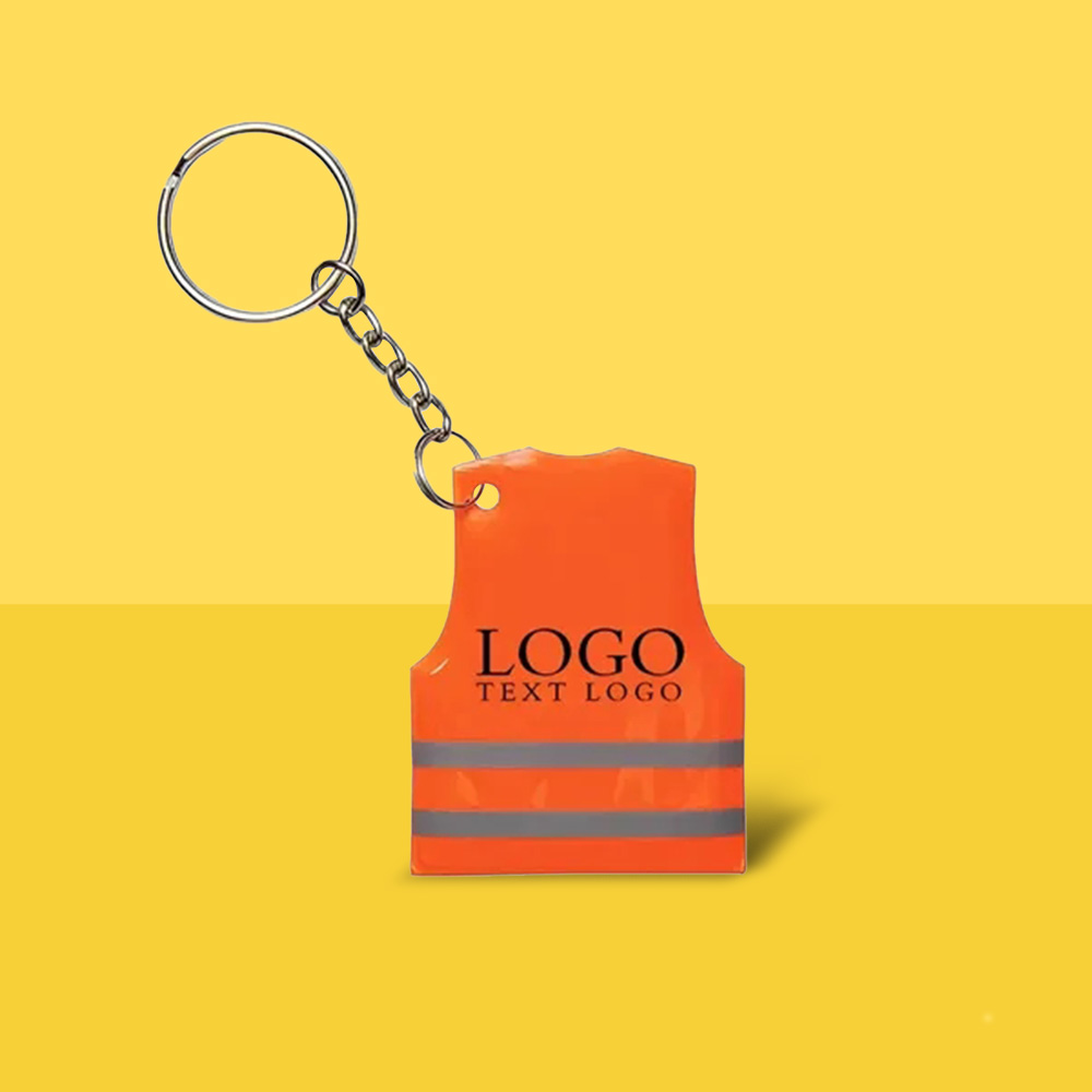 Custom Reflective Safety Vest Keytag Custom Reflective Safety Vest Keytag