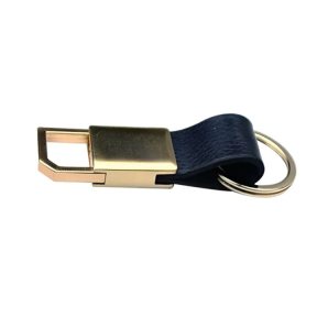 Promotional High End Taste Genuine Leather Keychains