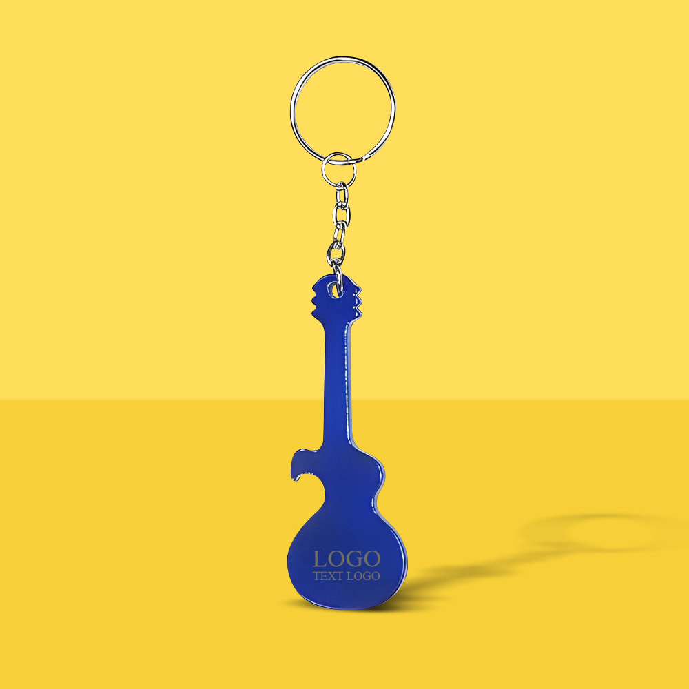 Guitar Shaped Bottle Opener Keychain Guitar Shaped Bottle Opener Keychain