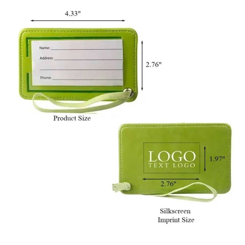 Travel Luggage Tag with Clear Window