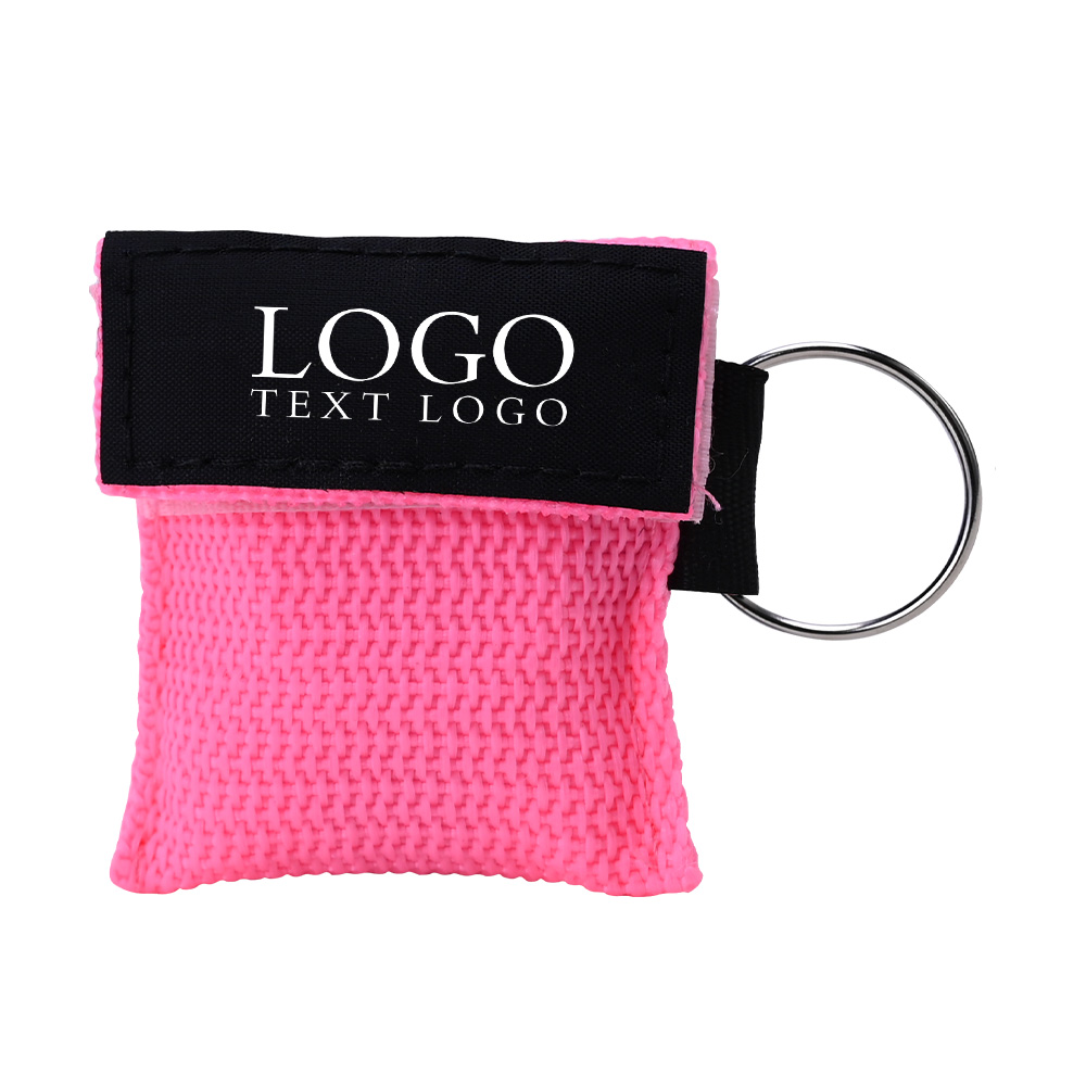Cpr Face Shield Mask Keyring Group With Logo