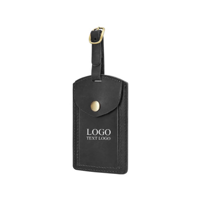 Flap Leather Travel Luggage Tag