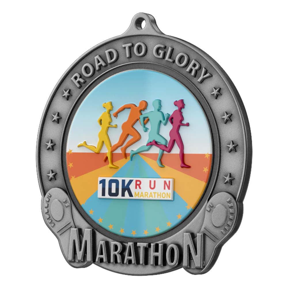 10K Run Unity Silver Medal detail