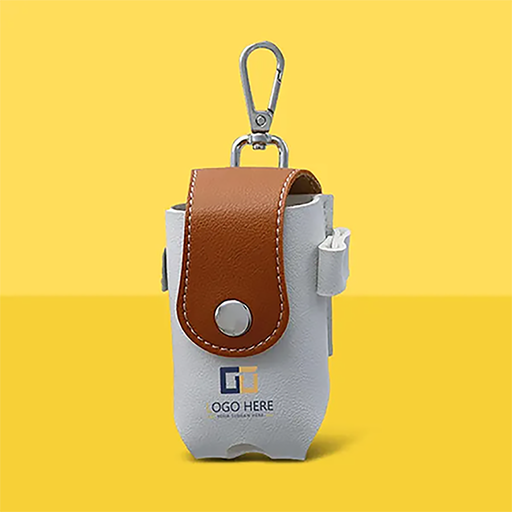 Group Promo Golf Leather Belt Bag With Keychain
