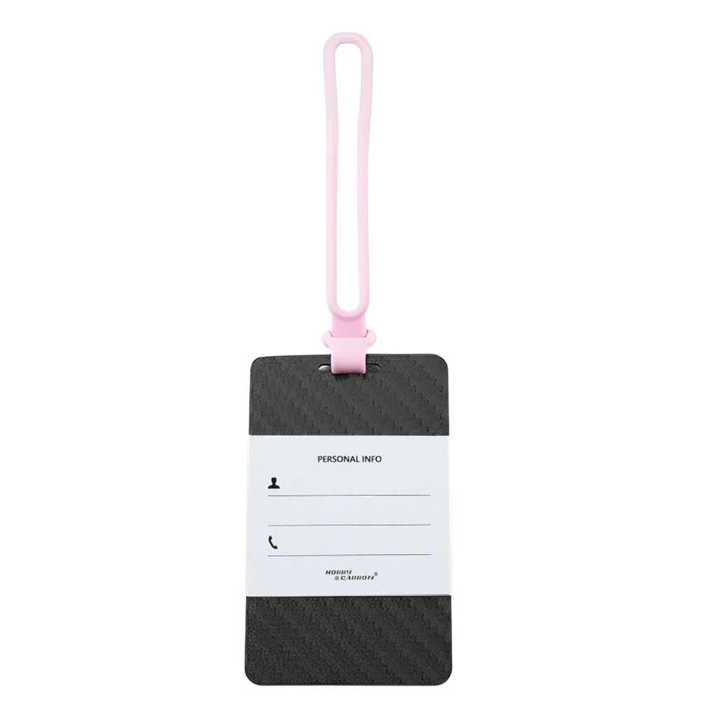 Carbon Fiber Luggage Tag