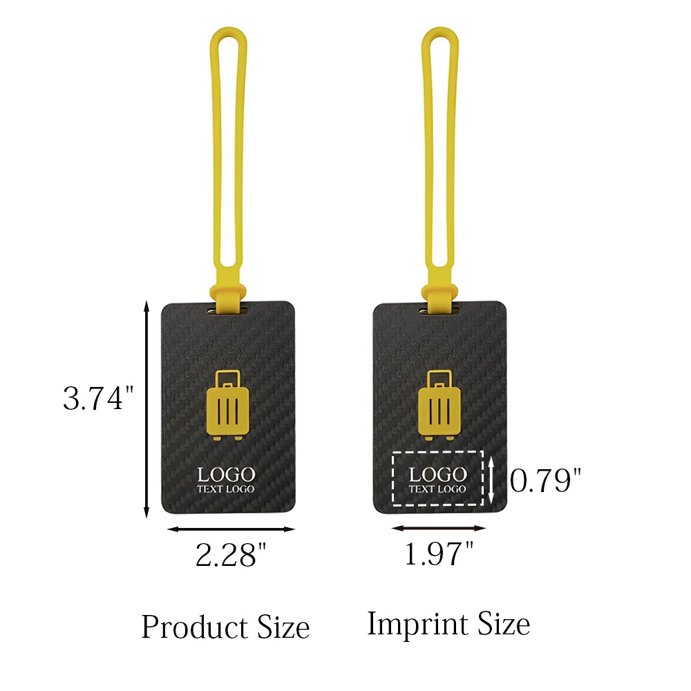 Carbon Fiber Luggage Tag