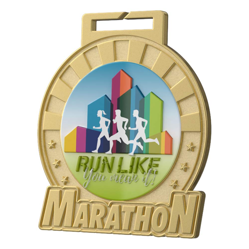 City Marathon Medal detail City Marathon Medal detail