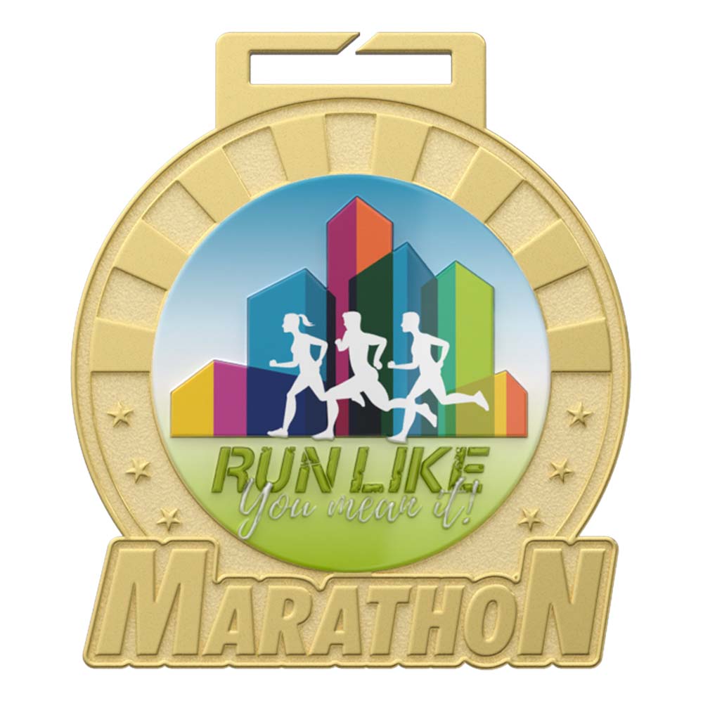 City Marathon Medal front City Marathon Medal front