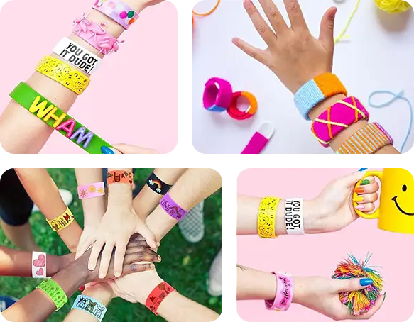 diy slap bracelets