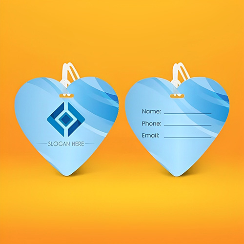Heart-Shaped Luggage Tags With Strap