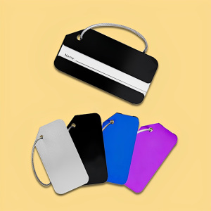 Bright Color Aluminum Luggage Tag with Name Card 691680