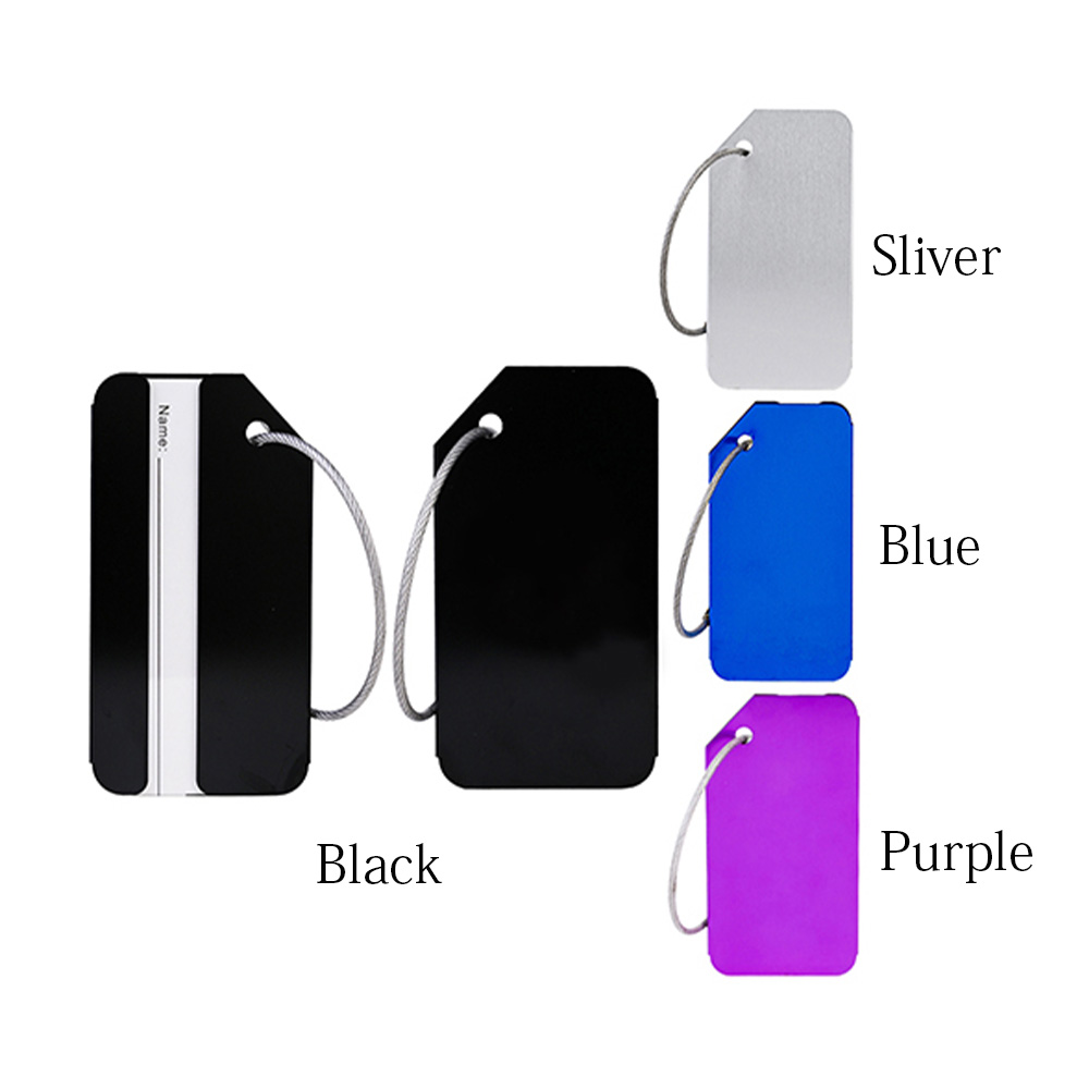 Aluminum Luggage Tag with Name Card