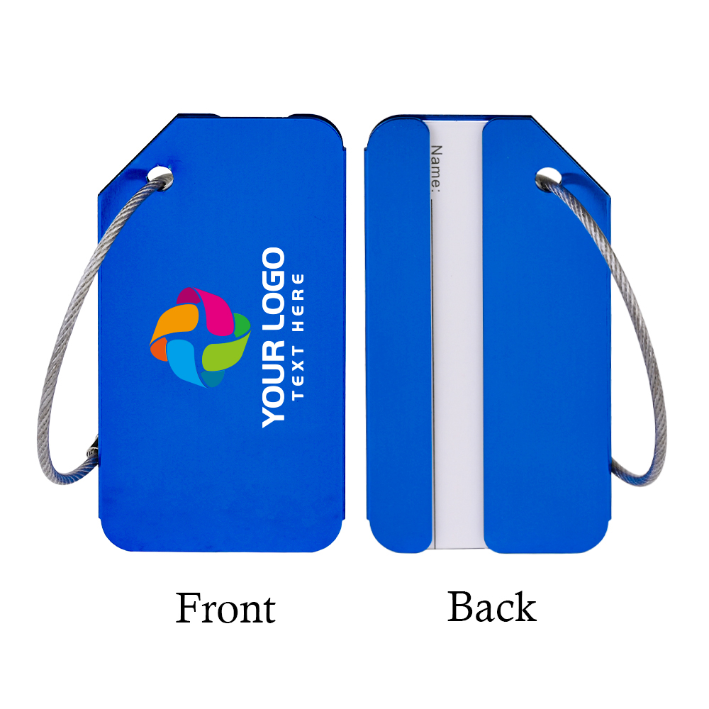 Aluminum Luggage Tag with Name Card