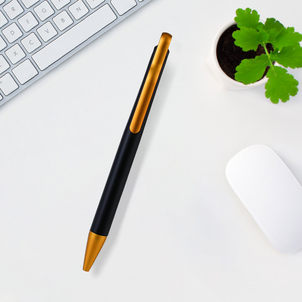 Lifestyle shot of Customizable Plastic Spray Paint Click Pen