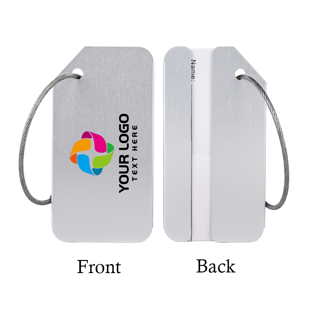 Aluminum Luggage Tag with Name Card