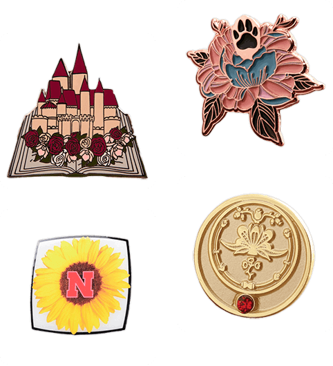 Custom Special Flower Pins