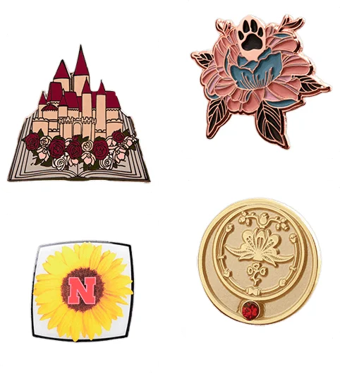 Custom Special Flower Pins