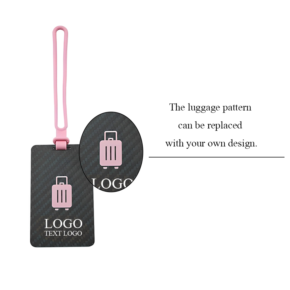 Carbon Fiber Luggage Tag