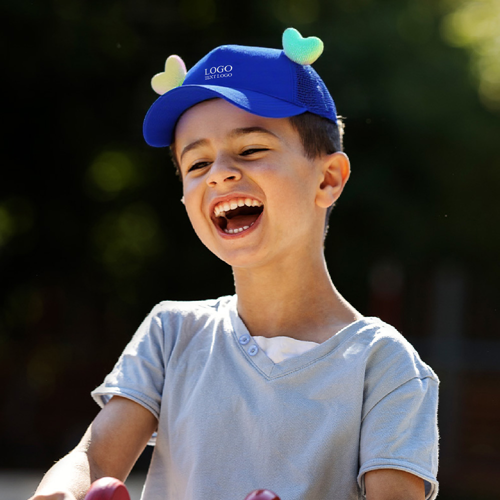 Custom Breathable Heart Baseball Hat