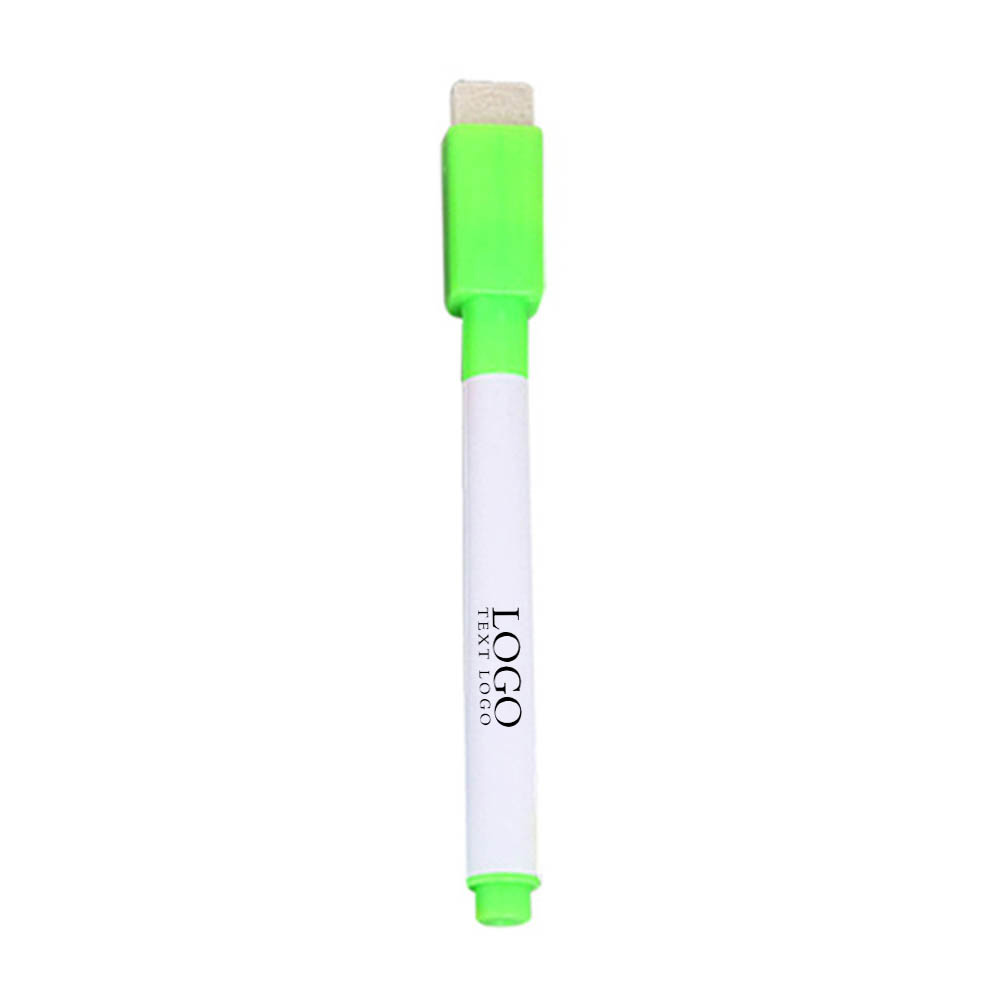 Green Promo Magnetic Colorful White Board Markers With Logo
