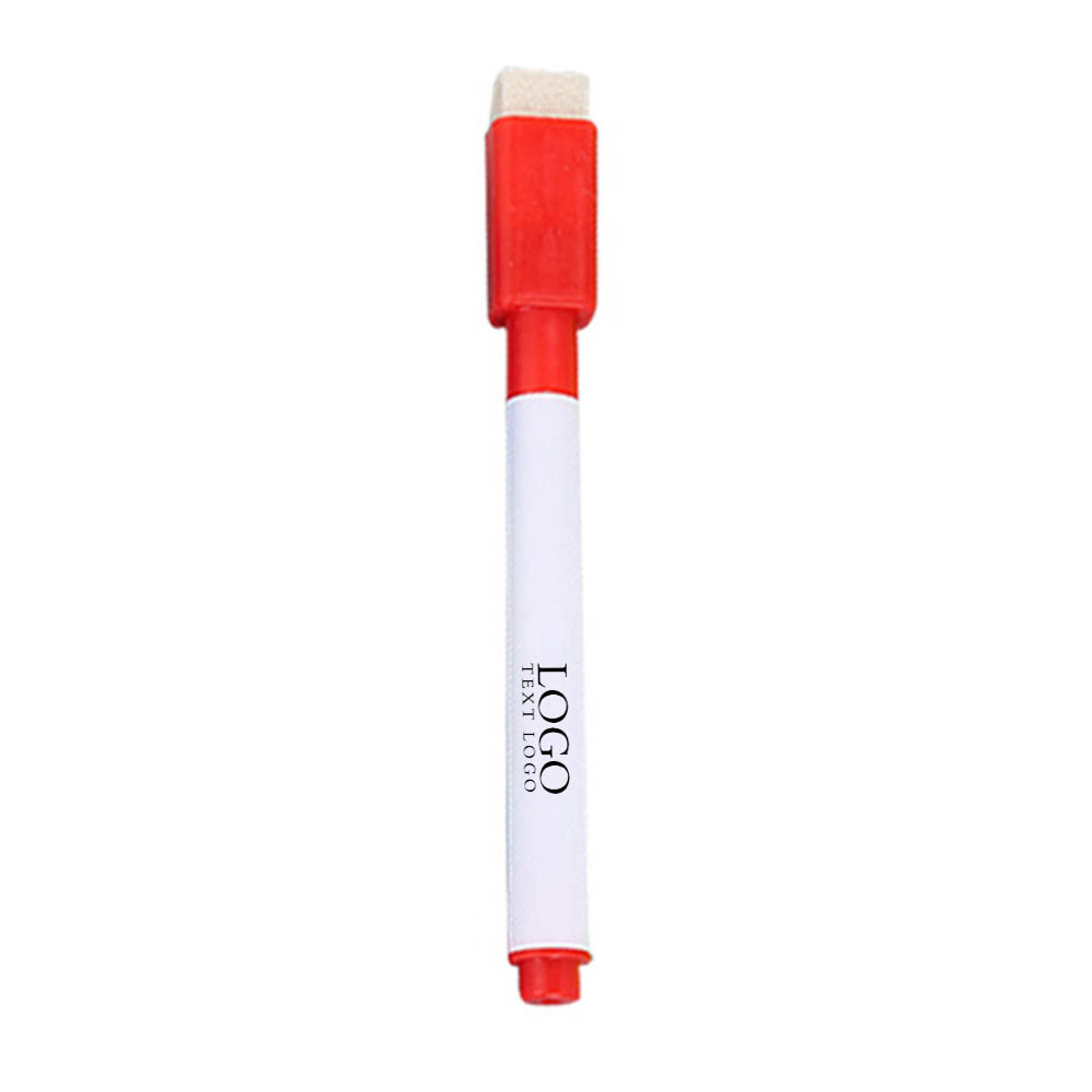 Red Promo Magnetic Colorful White Board Markers With Logo