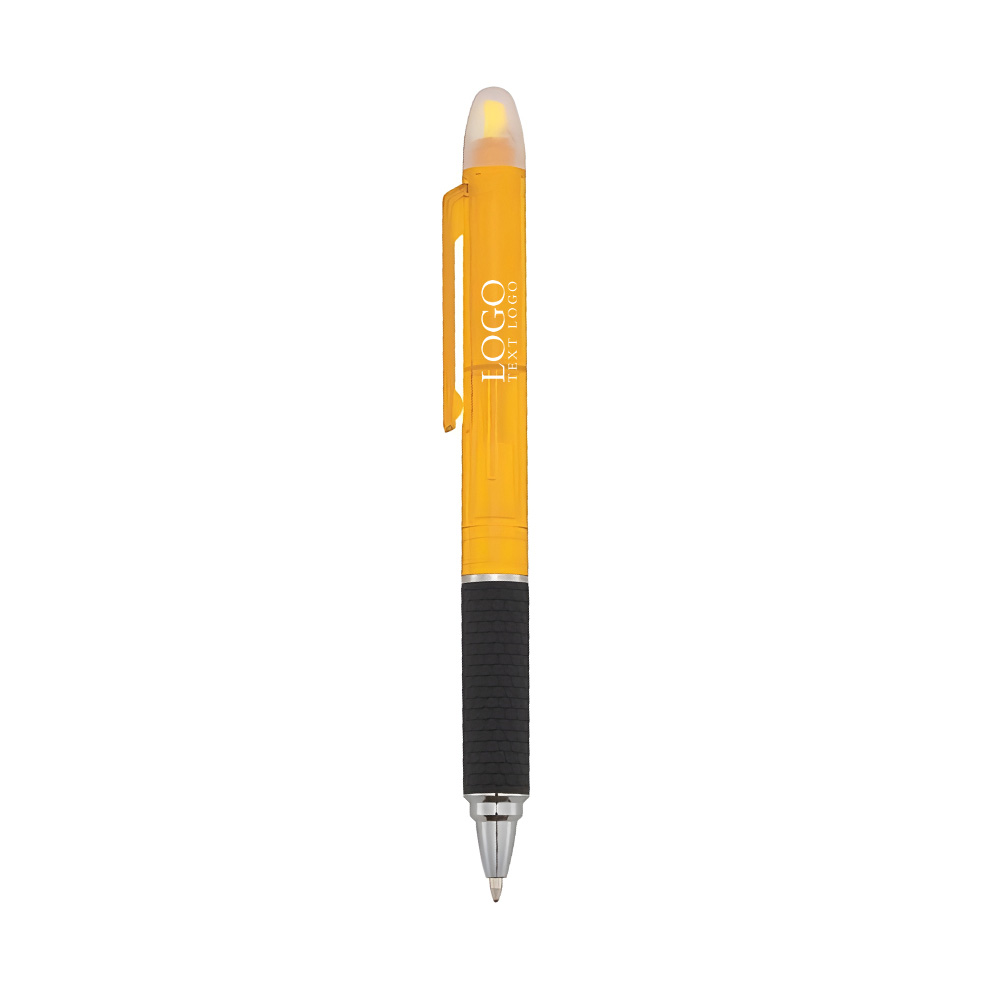 Sayre Plastic Highlighter Pen Yellow with Logo