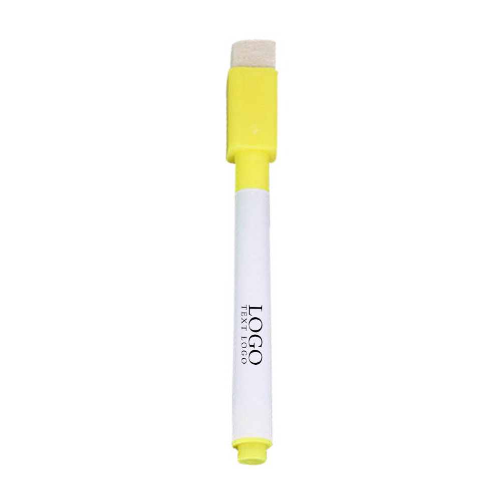 Yellow Promo Magnetic Colorful White Board Markers With Logo