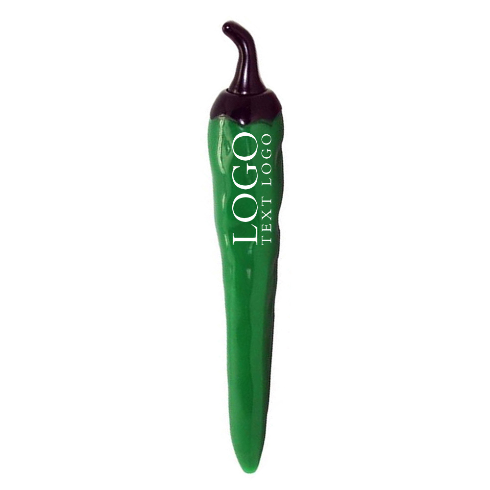 Promo Chili Pepper Clicker Pen Green