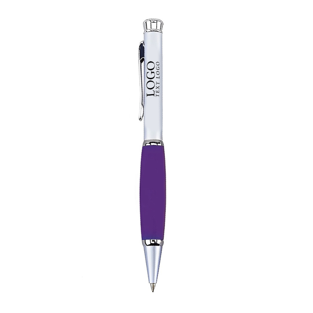 Ballpoint Pen Logo Purple