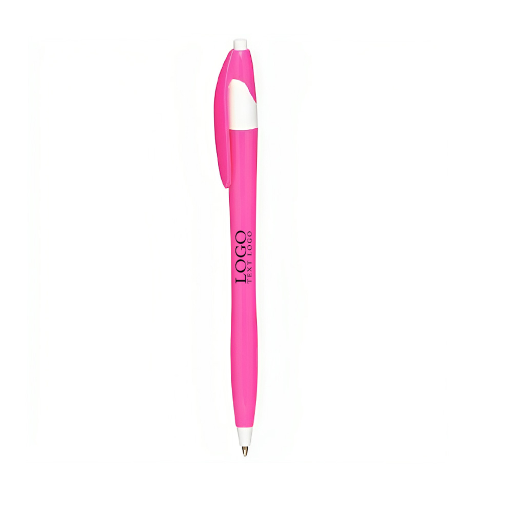 Derby Tropical Ballpoint Pen Rose Pink With Logo