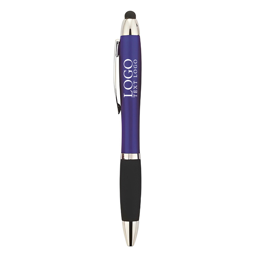 Light-Up Twist Pen Logo Purple