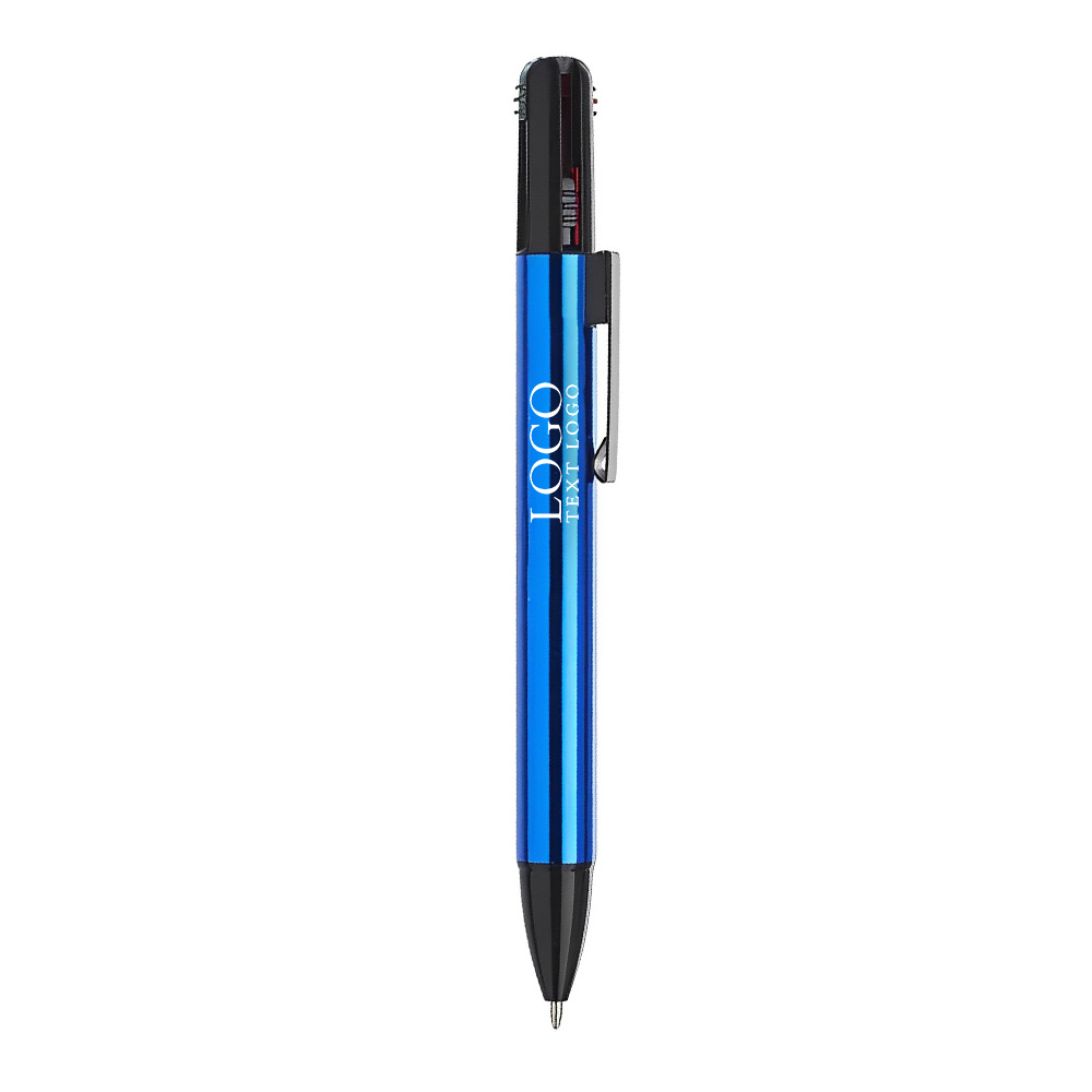 Metal Pen Logo BLue