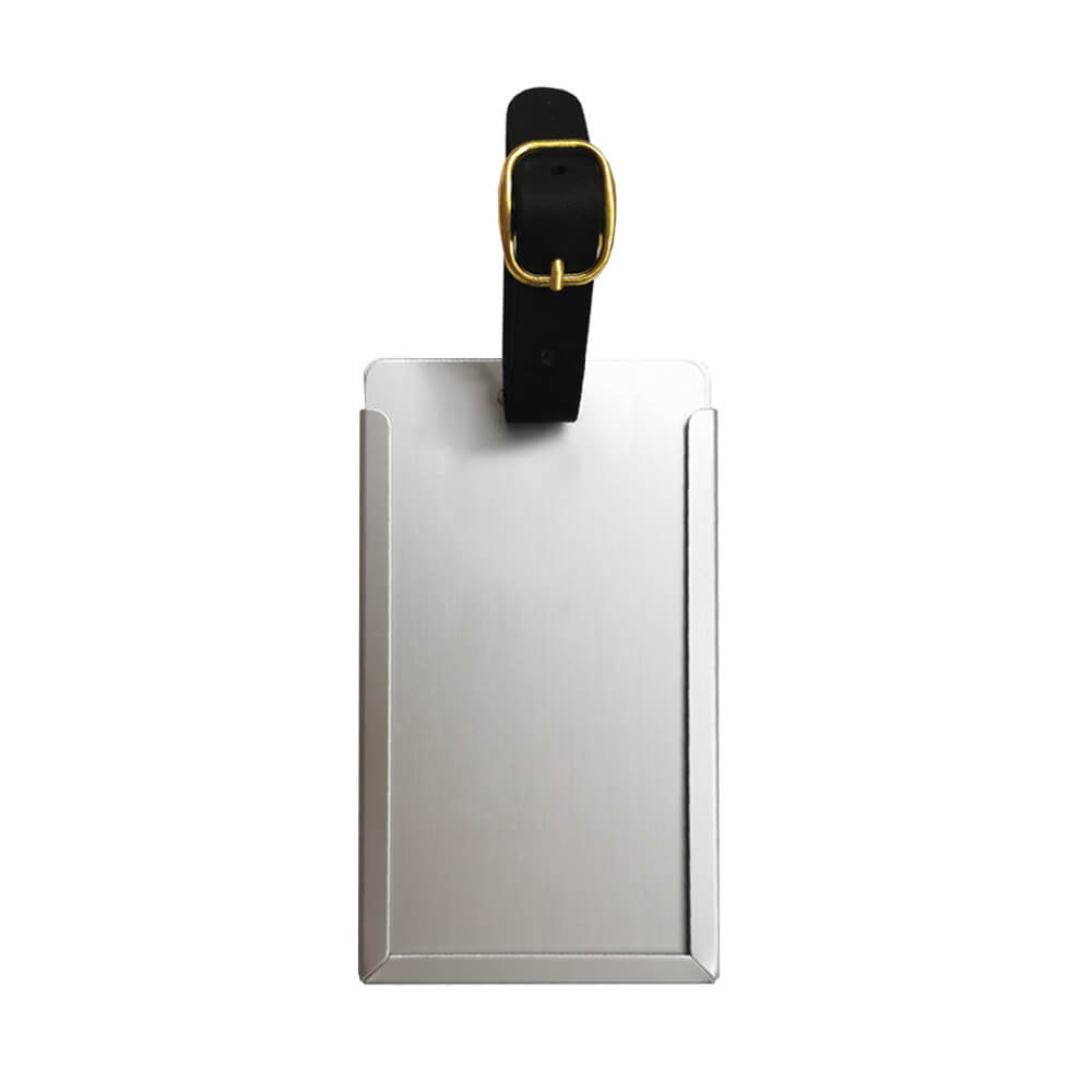 Aluminum Alloy Luggage Tags silver