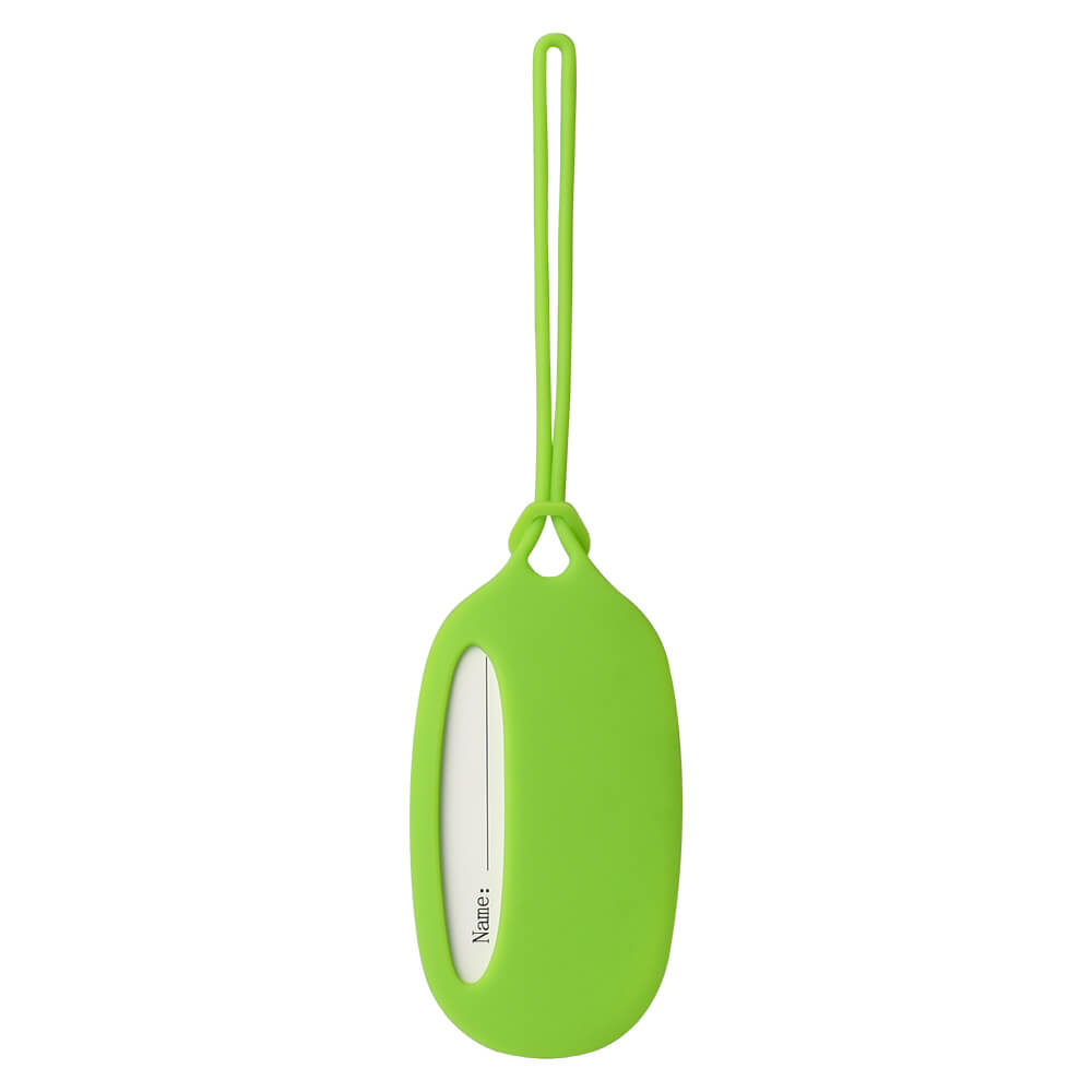 Bright Silicone Bag Tags Green