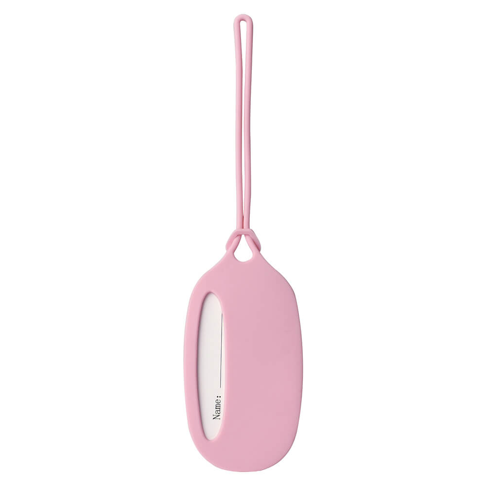 Bright Silicone Bag Tags Pink