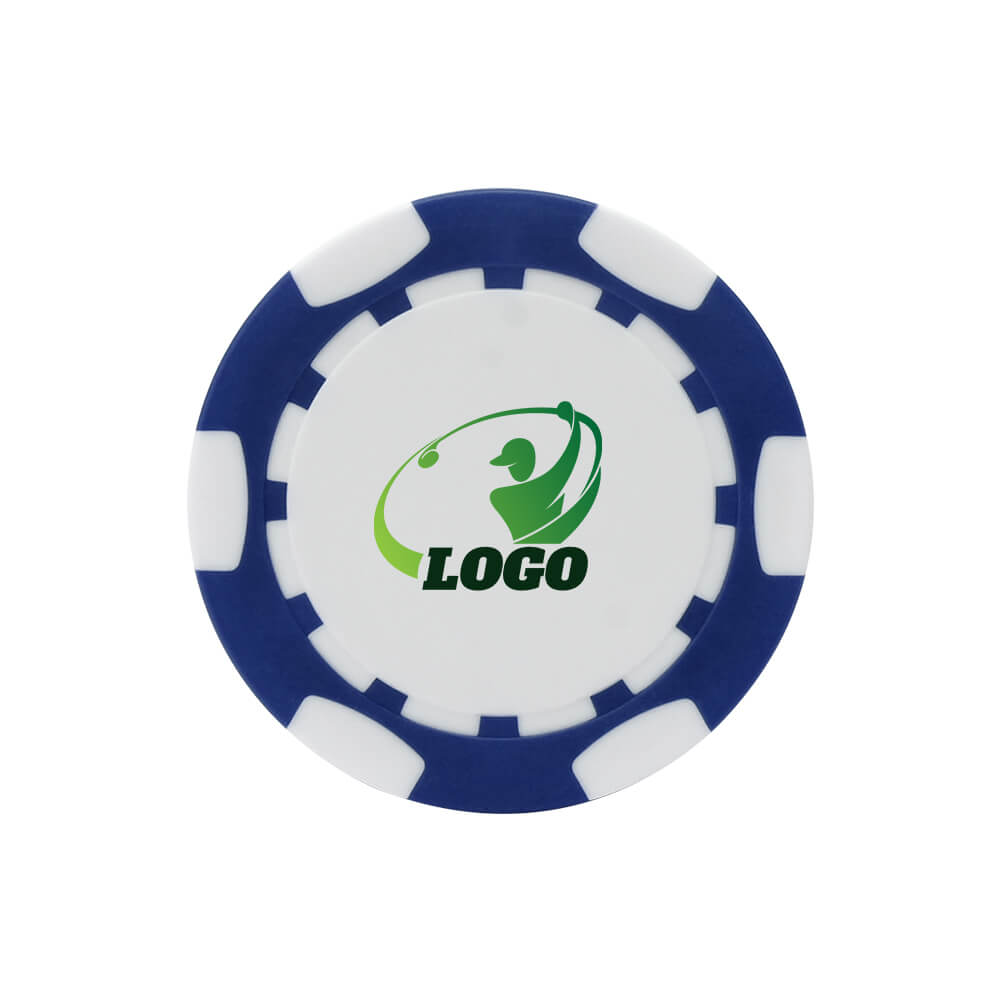 Colorful Custom Stylish Golf Chip Dark Blue with Logo