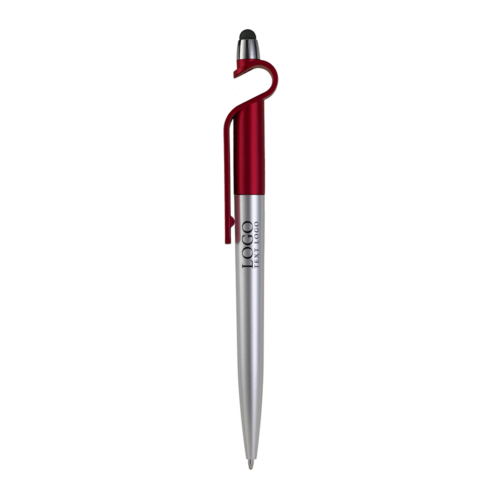 Cell Phone HolderStylus Pen With Your Logo-Red