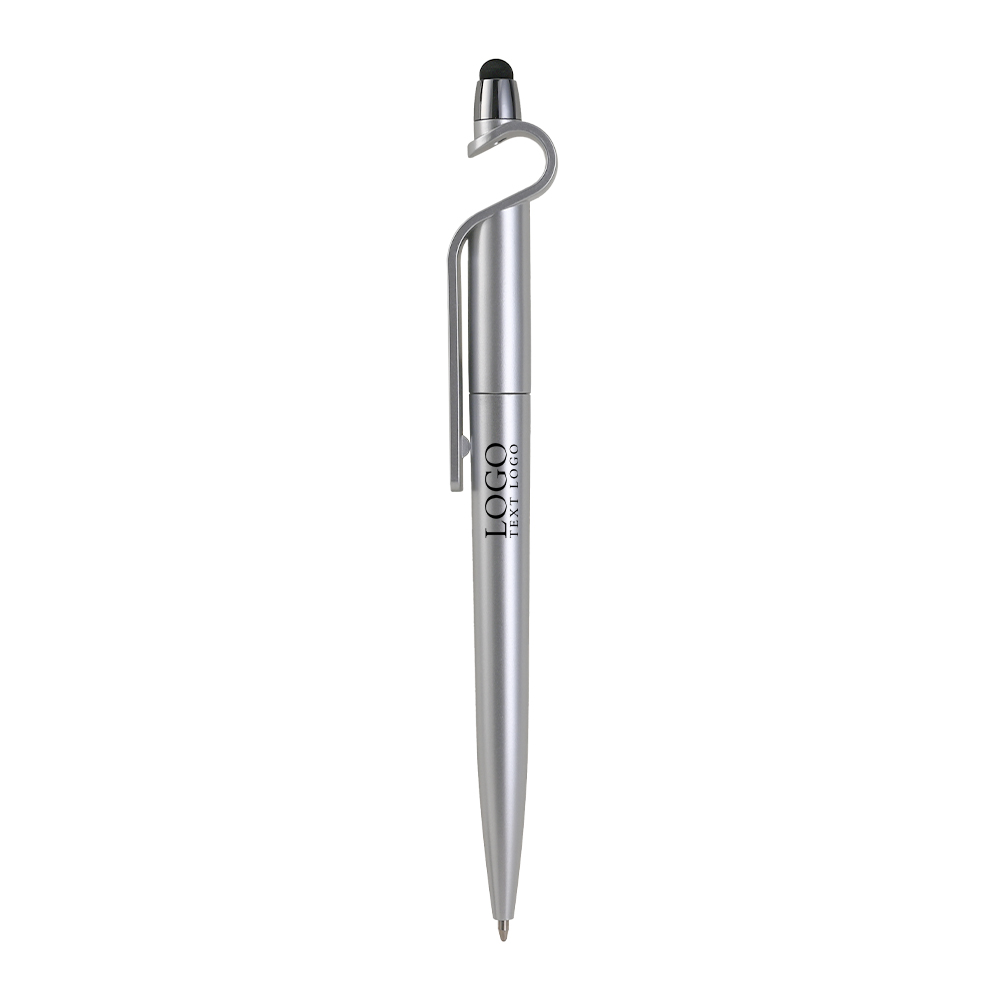 Cell Phone HolderStylus Pen With Your Logo-White