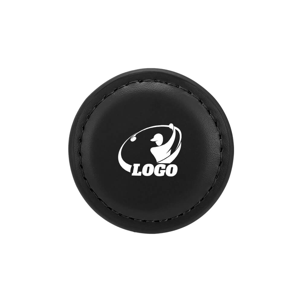 Custom Premium Magnetic Golf Ball Marker Black with Logo